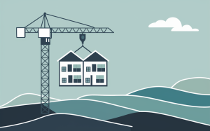 מנוף הרמה בטירת הכרמל לדירות חדשות