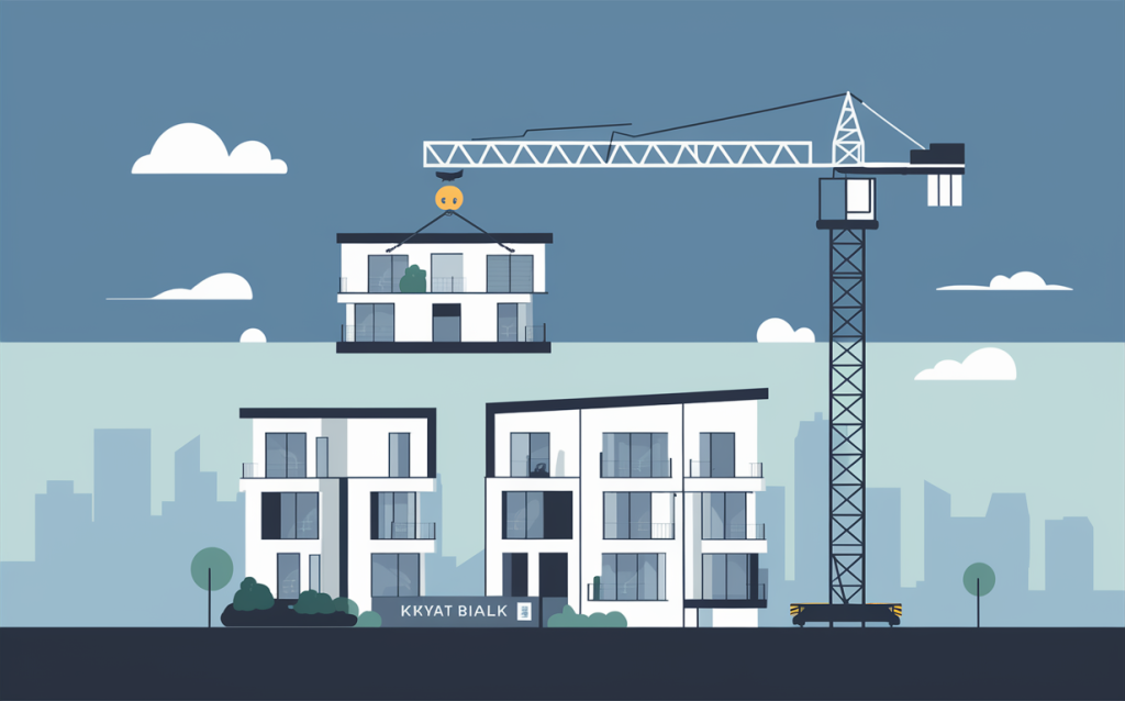 מנוף הרמה בקריית ביאליק לדירות חדשות