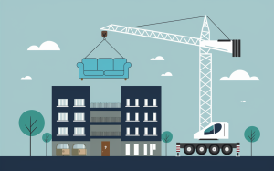 מעבר דירה בקריית מוצקין עם מנוף הרמה