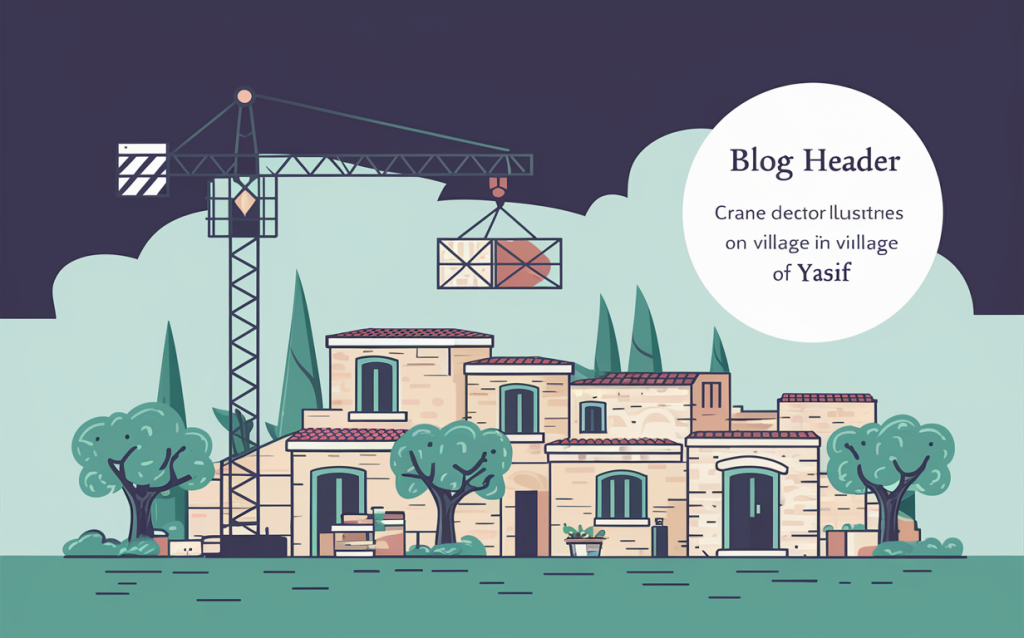 מנוף הרמה בכפר יאסיף